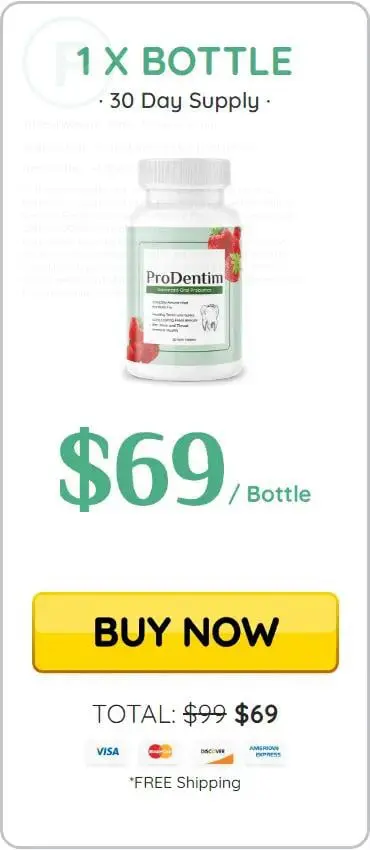 prodentim 1 bottle price